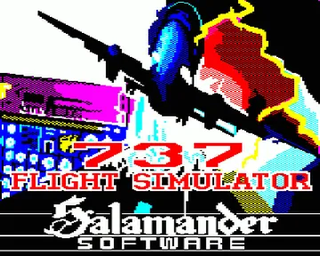 737 Flight Simulator (19xx)(Salamander)[a][FS7371] screen shot title